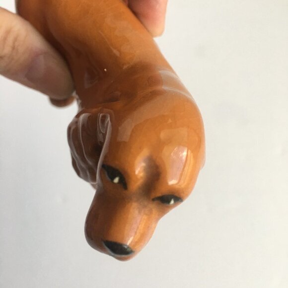 Vintage Dog Figurine Statue - Cocker Spaniel, Brown, 1950s - Picture 8 of 10